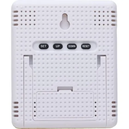 Station météo écologique en bambou et ABS - Piper Matières : coton Couleurs : bleu personnalisable avec votre logo