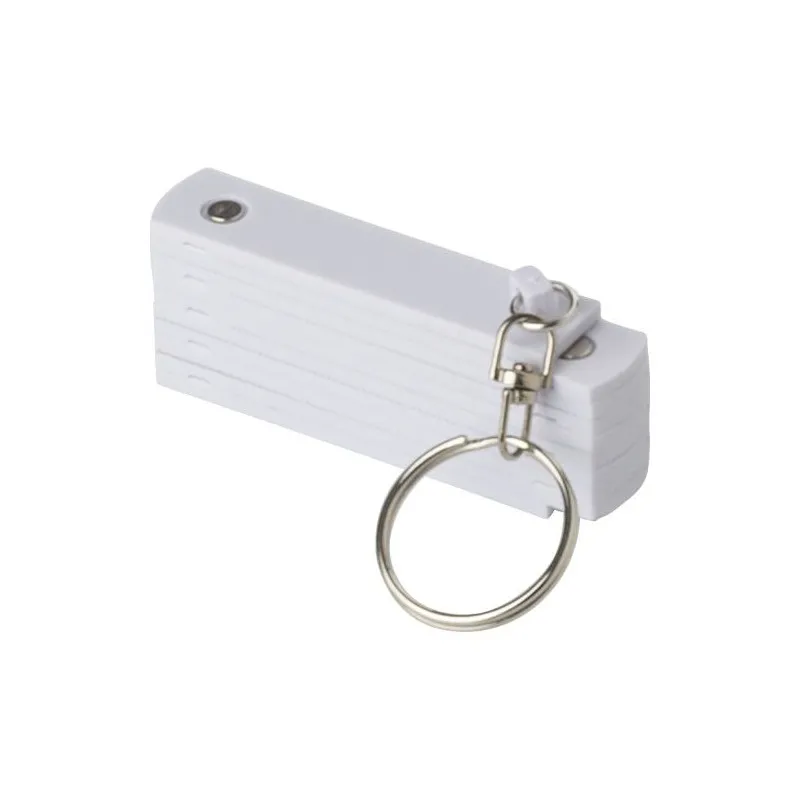 Porte-clés mètre-pliant 50 cm en plastique Holly