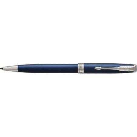 Stylo bille luxe personnalisé Parker Sonnet Matières : cire Couleurs : bleu