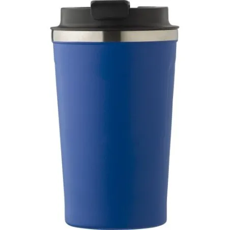 Mug isotherme écologique en acier inoxydable de 380 ml - Sofia Matières : PET Couleurs : pierre personnalisable avec votre logo