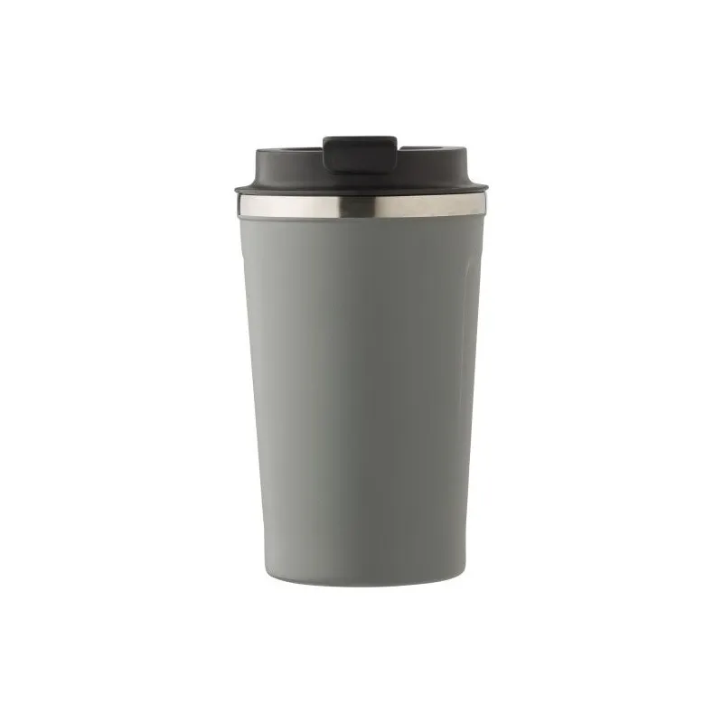 Mug isotherme écologique en acier inoxydable de 380 ml - Sofia Matières : PET Couleurs : vert foncé cadeau entreprise pas cher