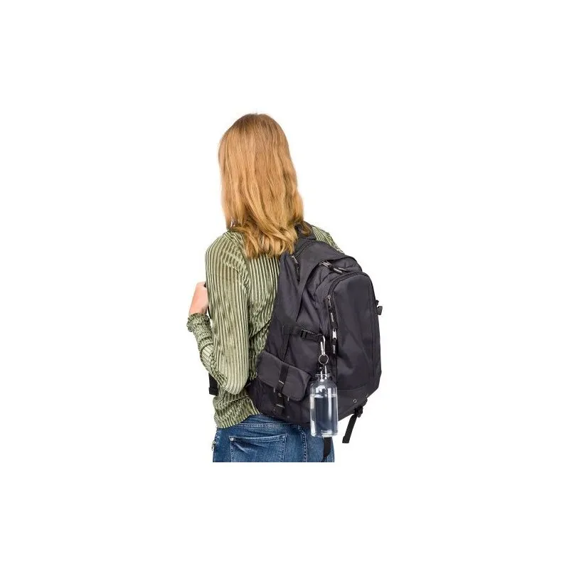 Gourde écologique transparente de 400 ml en rPET - Nancy Couleurs : blanc Matières : TPR accessoire événementiel unique