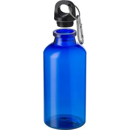 Gourde écologique transparente de 400 ml en rPET - Nancy Matières : PET Couleurs : bleu royal livraison express 24h 48h