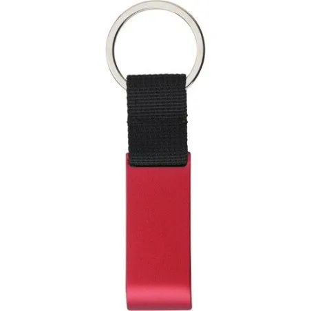 Porte-clés métal décapsuleur personnalisé pratique Lionel Matières : aluminium Couleurs : vert goodies publicitaire événementiel