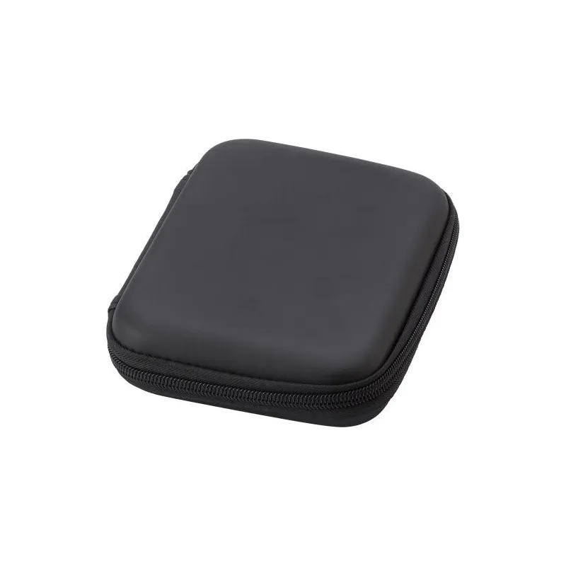 Boîte à outils écologique de 23 pièces dans un étui zippé en PU Lani Matières : bambou Couleurs : noir