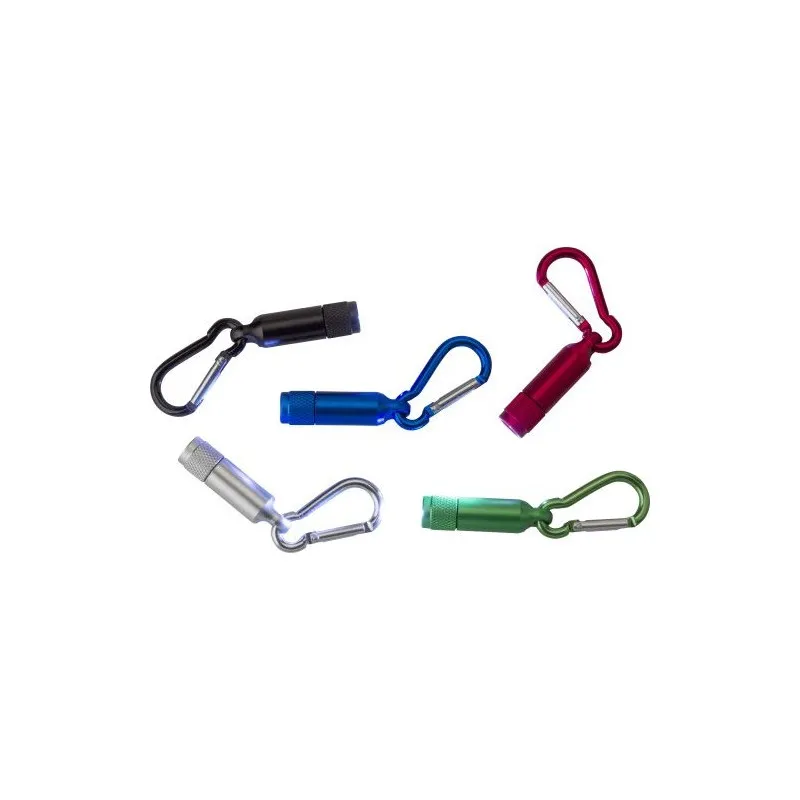 Porte-clés personnalisés en aluminium avec mousqueton - Tracy Matières : Synthétique Couleurs : blanc personnalisable avec votre