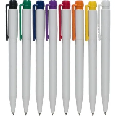 Stylo à Bille Personnalisé en Plastique Matières : PVC Couleurs : noir livraison express 24h 48h