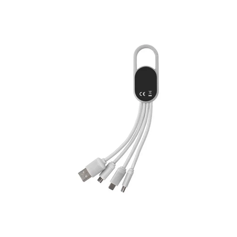 Chargeur à induction double écologique en bambou personnalisé - Idris Matières : polyester Couleurs : vert marquage laser ultra 