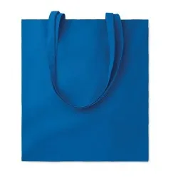 Sac shopping écologique en coton 140gr/m² personnalisé COTTONEL COLOUR + Couleurs : noir