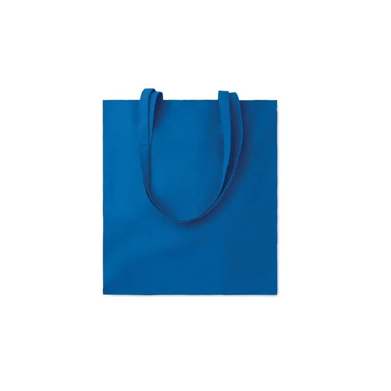 Sac shopping écologique en coton 140gr/m² personnalisé COTTONEL COLOUR + Couleurs : noir