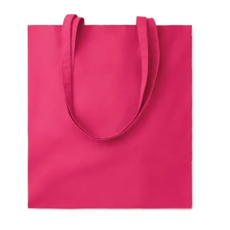 Sac shopping écologique en coton 140gr/m² personnalisé COTTONEL COLOUR + Matières : bambou Couleurs : bois accessoire événementi