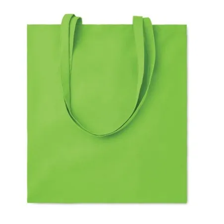 Sac shopping écologique en coton 140gr/m² personnalisé COTTONEL COLOUR + Matières : PET recyclé Couleurs : noir goodies entrepri