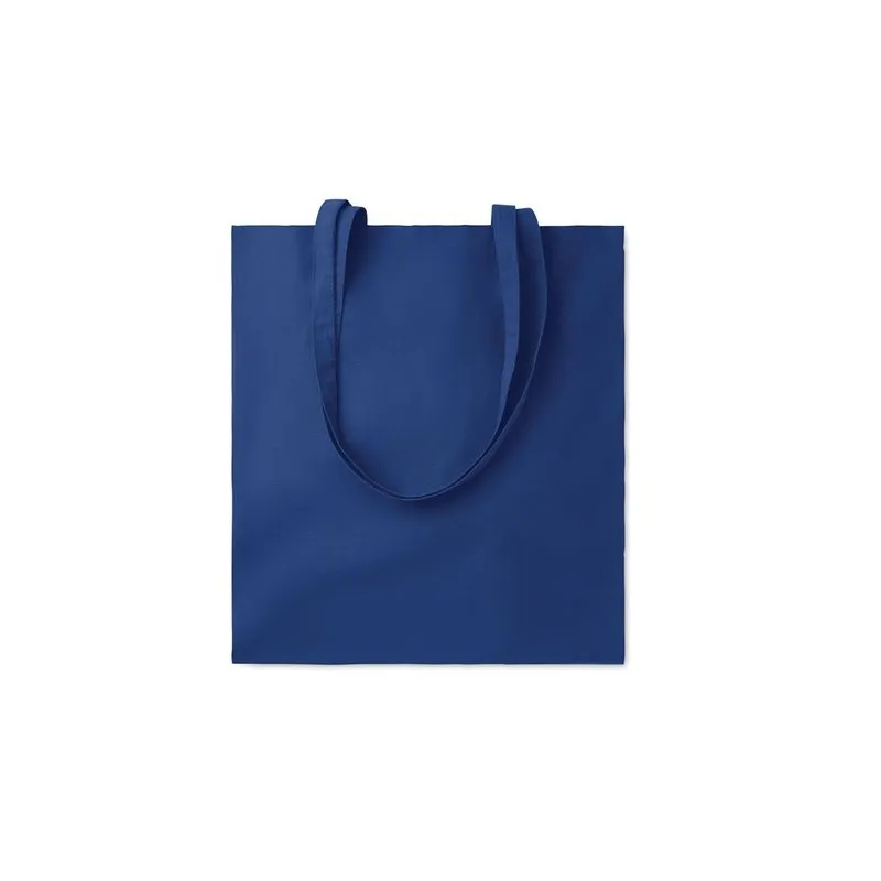 Sac shopping écologique en coton 140gr/m² personnalisé COTTONEL COLOUR + Matières : acier inoxydable Couleurs : noir cadeau clie