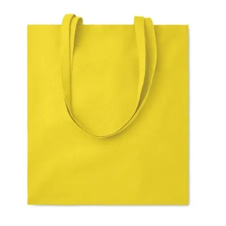 Sac shopping écologique en coton 140gr/m² personnalisé COTTONEL COLOUR + Matières : polypropylène (PP) Couleurs : noir livraison
