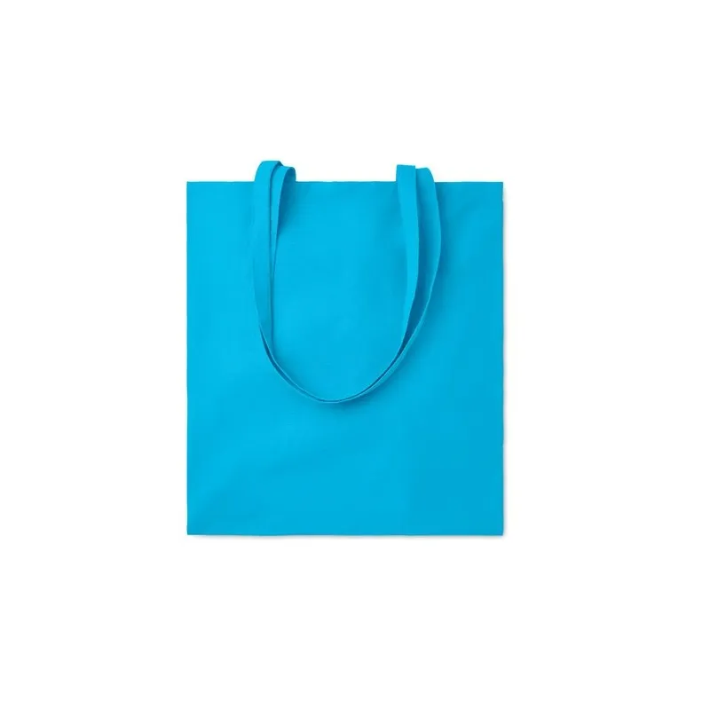 Sac shopping écologique en coton 140gr/m² personnalisé COTTONEL COLOUR + Matières : verre recyclé Couleurs : transparent goodies