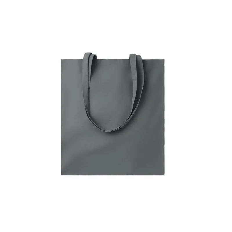 Sac shopping écologique en coton 140gr/m² personnalisé COTTONEL COLOUR + Matières : jute Couleurs : transparent goodies personna
