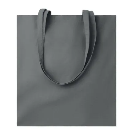 Sac shopping écologique en coton 140gr/m² personnalisé COTTONEL COLOUR + Matières : jute Couleurs : transparent goodies personna