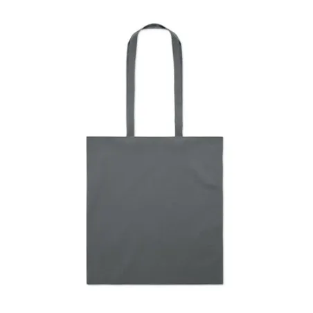 Sac shopping écologique en coton 140gr/m² personnalisé COTTONEL COLOUR + Matières : jute Couleurs : transparent personnalisable 