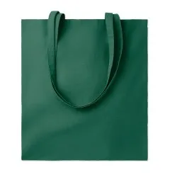 Sac shopping écologique en coton 140gr/m² personnalisé COTTONEL COLOUR + Couleurs : noir 2