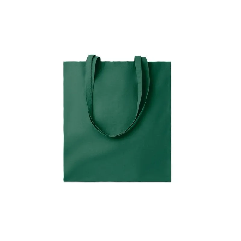 Sac shopping écologique en coton 140gr/m² personnalisé COTTONEL COLOUR + Matières : cire Couleurs : bois personnalisable avec vo