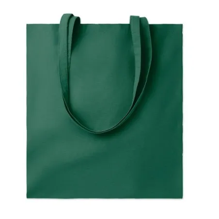 Sac shopping écologique en coton 140gr/m² personnalisé COTTONEL COLOUR + Matières : cire Couleurs : bois personnalisable avec vo