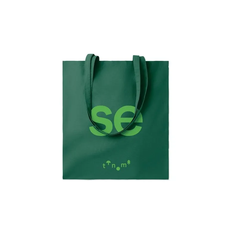 Sac shopping écologique en coton 140gr/m² personnalisé COTTONEL COLOUR + Matières : cire Couleurs : bois personnalisation sur me