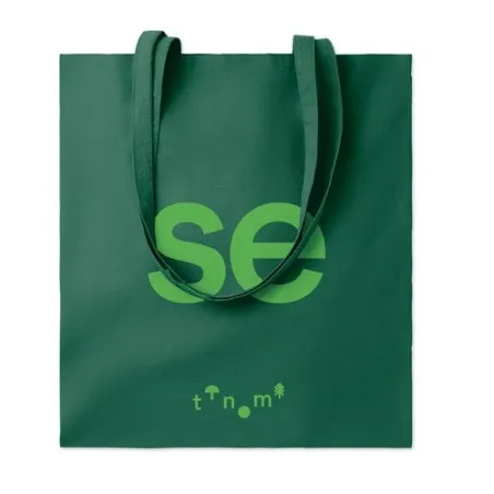 Sac shopping écologique en coton 140gr/m² personnalisé COTTONEL COLOUR + Matières : cire Couleurs : bois personnalisation sur me