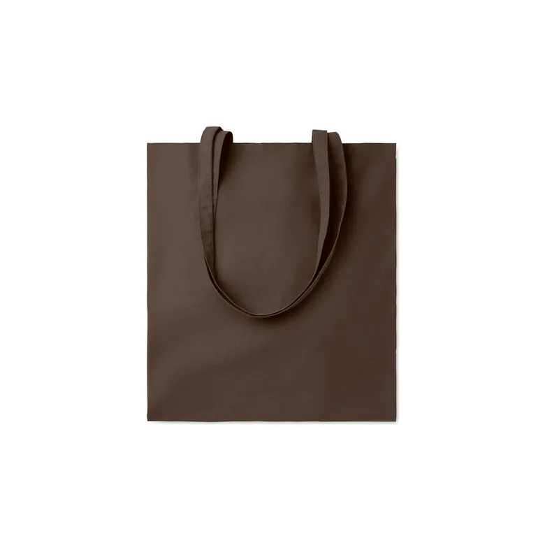 Sac shopping écologique en coton 140gr/m² personnalisé COTTONEL COLOUR + Matières : verre Couleurs : transparent objet promotion