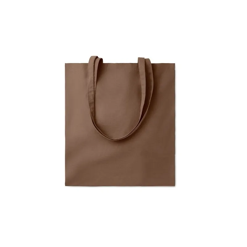 Sac shopping écologique en coton 140gr/m² personnalisé COTTONEL COLOUR + Matières : acrylique Couleurs : noir cadeau collaborate