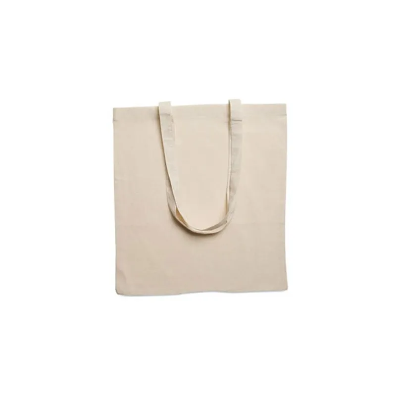 Sac shopping écologique en coton 140gr/m² personnalisé COTTONEL Matières : verre Couleurs : argenté mat