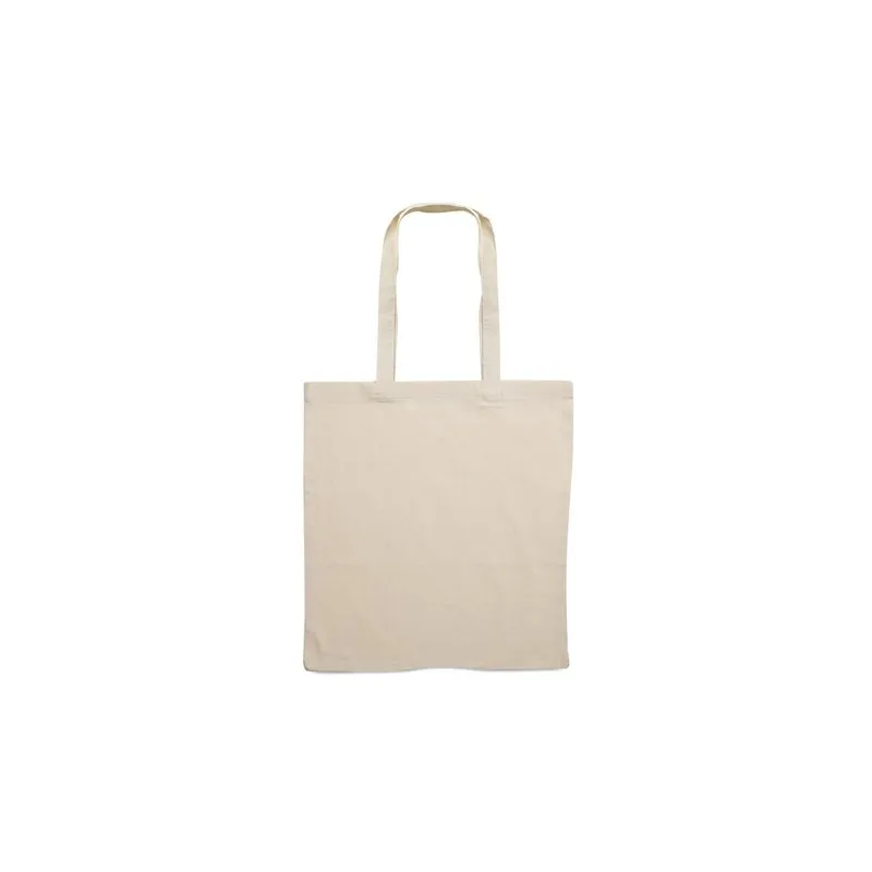 Sac shopping écologique en coton 140gr/m² personnalisé COTTONEL Matières : verre Couleurs : argenté mat cadeau entreprise pas ch