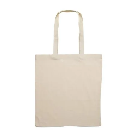 Sac shopping écologique en coton 140gr/m² personnalisé COTTONEL Matières : verre Couleurs : argenté mat cadeau entreprise pas ch