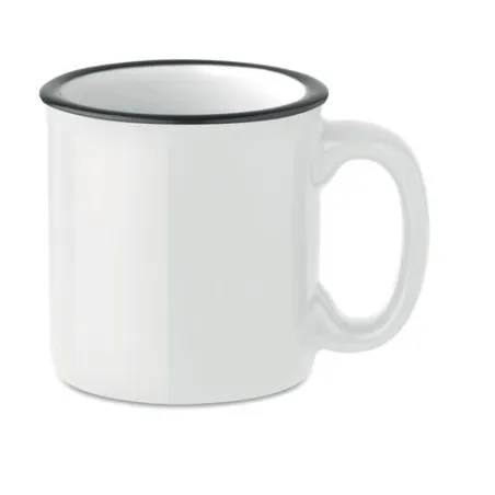 Mug céramique vintage 240 ml personnalisé TWEENIES Matières : aluminium recyclé  Couleurs : blanc livraison express 24h 48h
