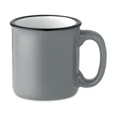 Mug céramique vintage 240 ml personnalisé TWEENIES Matières : aluminium recyclé  Couleurs : titane 2