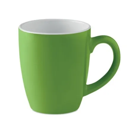 Mug en céramique coloré 290 ml personnalisé COLOUR TRENT Matières : acier inoxydable Couleurs : argenté mat livraison express 24