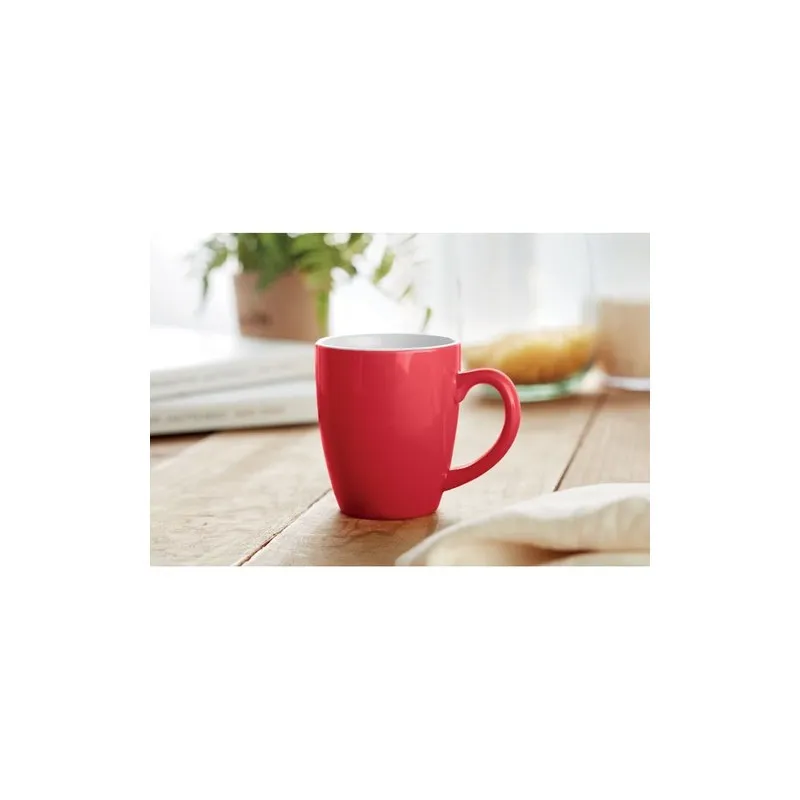 Mug en céramique coloré 290 ml personnalisé COLOUR TRENT Matières : papier Couleurs : blanc impression logo haute qualité