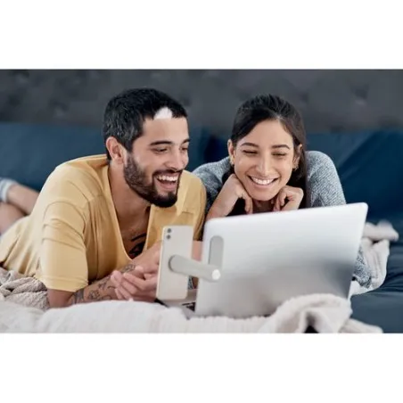 Support Téléphone Magnétique Pratique Personnalisable GADA Matières : coton Taille textile : M Couleurs : jaune marquage laser u