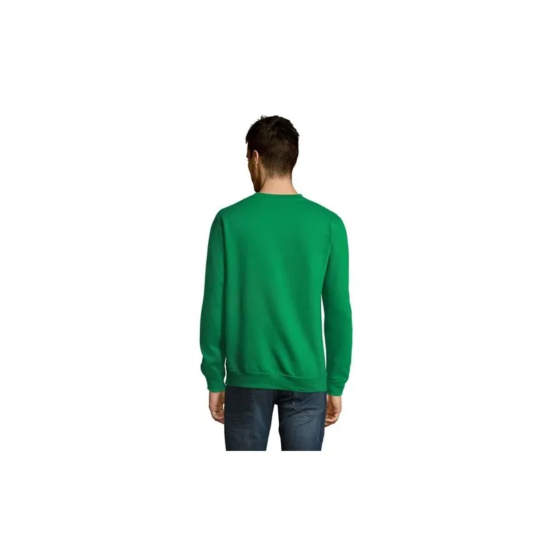 Sweater Unisexe Personnalisé 280g Écologique NEW SUPREME Matières : coton Taille textile : 3XL Couleurs : jaune fluo accessoire 