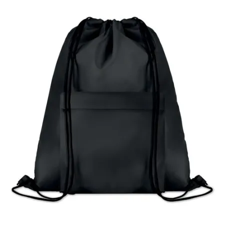 Grand Sac Cordelette 210D Personnalisé pour Événements - POCKET SHOOP Matières : coton Taille textile : XL Couleurs : noir