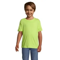T-shirt personnalisé écologique 150g pour enfants - Régent Kids Matières : coton Taille textile : M Couleurs : french navy marqu