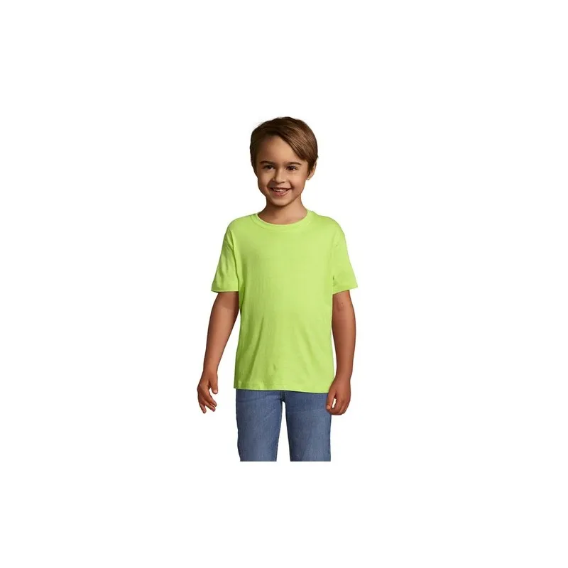 T-shirt personnalisé écologique 150g pour enfants - Régent Kids Matières : coton Taille textile : XXL Couleurs : french navy per