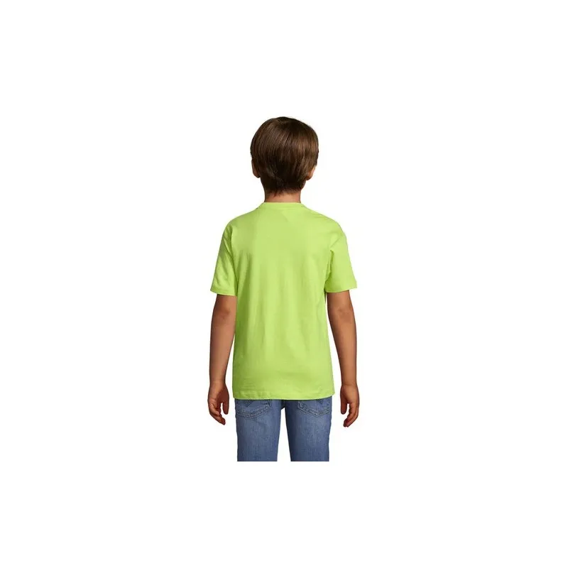 T-shirt personnalisé écologique 150g pour enfants - Régent Kids Matières : coton Taille textile : L Couleurs : jaune goodies per
