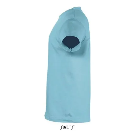 T-shirt personnalisé écologique 150g pour enfants - Régent Kids Matières : coton Taille textile : XL Couleurs : jaune personnali