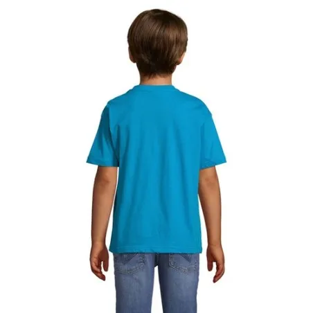 T-shirt personnalisé écologique 150g pour enfants - Régent Kids Matières : coton Taille textile : M Couleurs : vert prairie good