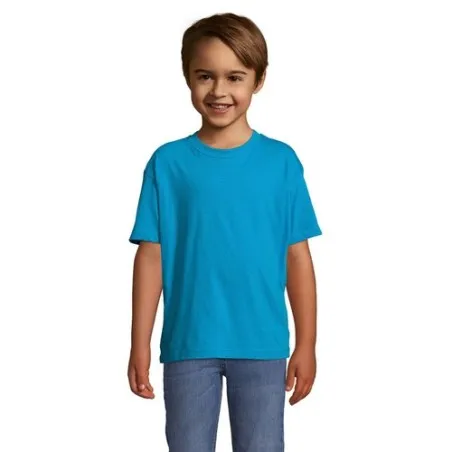 T-shirt personnalisé écologique 150g pour enfants - Régent Kids Matières : coton Taille textile : XL Couleurs : vert prairie goo