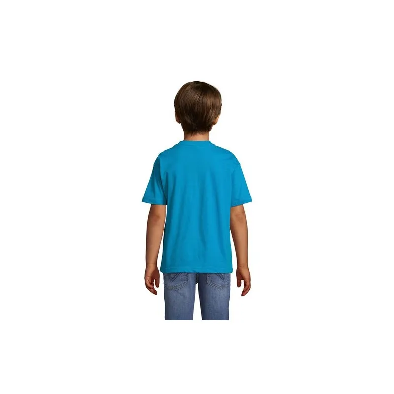 T-shirt personnalisé écologique 150g pour enfants - Régent Kids Matières : coton Taille textile : XL Couleurs : vert prairie per