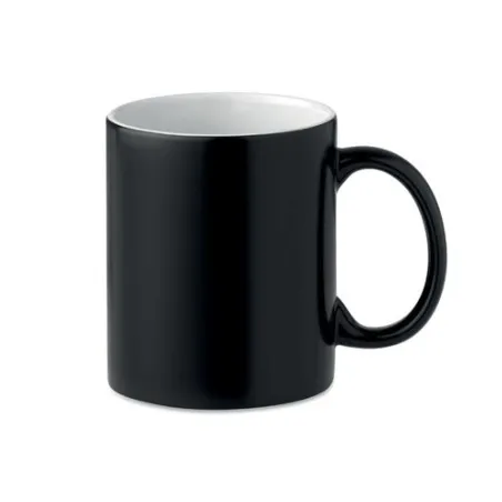 Mug noir personnalisé de sublimation 300ml - SUBLIDARK Matières : coton Taille textile : XL Couleurs : bleu marine