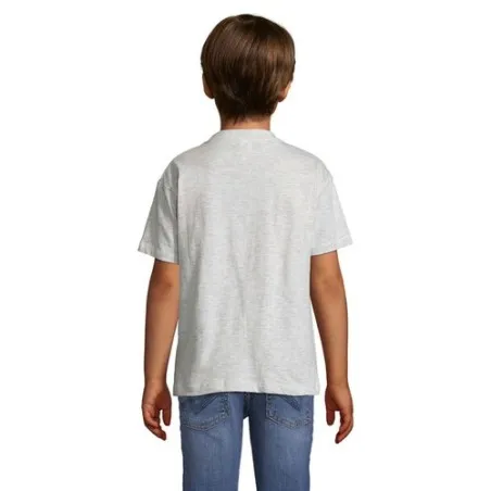 T-shirt personnalisé écologique 150g pour enfants - Régent Kids Matières : coton Taille textile : XL Couleurs : rouge livraison 