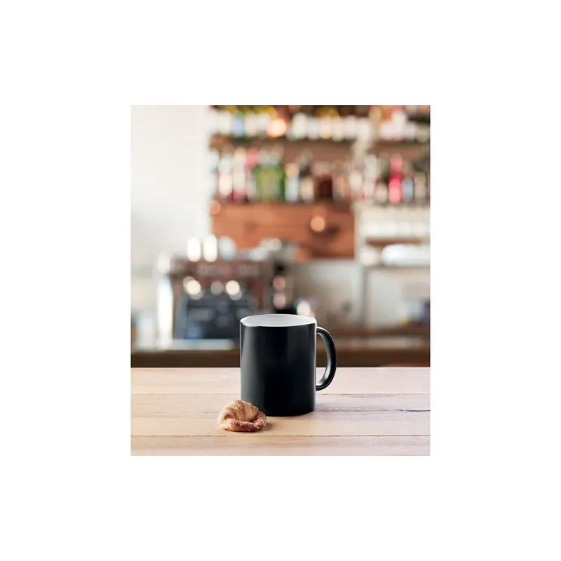 Mug noir personnalisé de sublimation 300ml - SUBLIDARK Matières : coton Taille textile : XL Couleurs : bleu marine goodies publi