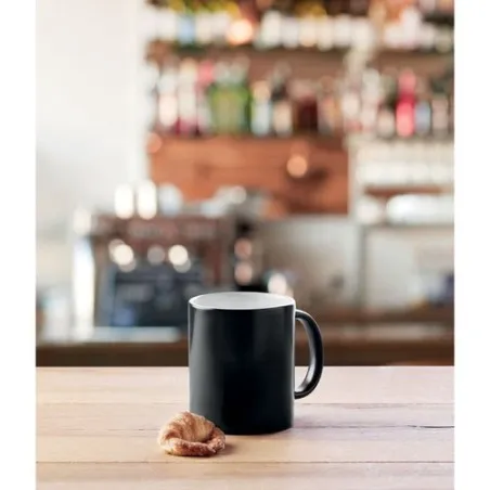 Mug noir personnalisé de sublimation 300ml - SUBLIDARK Matières : coton Taille textile : XL Couleurs : bleu marine goodies publi